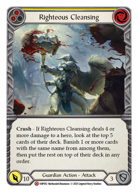 Righteous Cleansing (Yellow)
