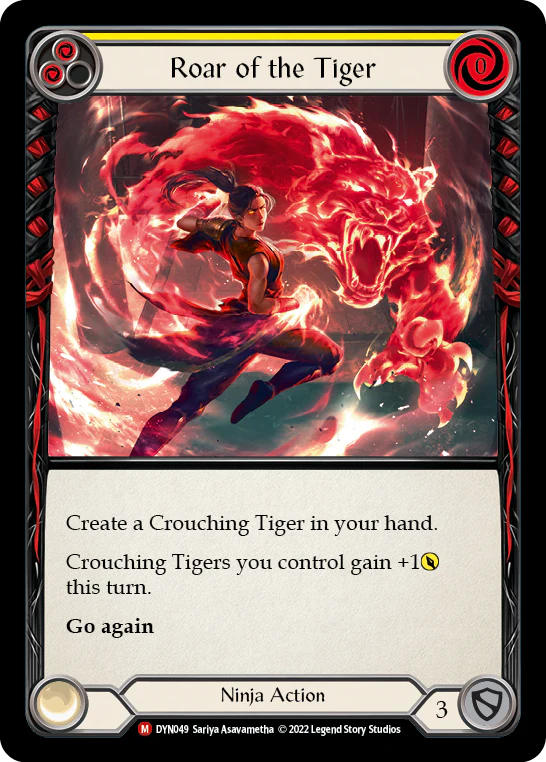 Roar of the Tiger (Yellow)