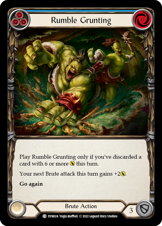 Rumble Grunting (Blue)