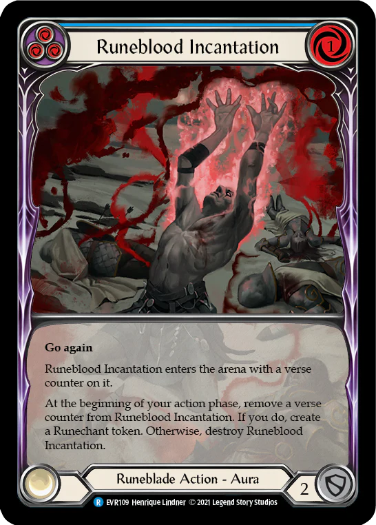 Runeblood Incantation (Blue)