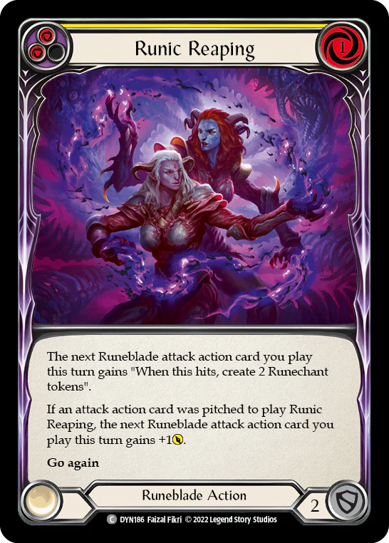 Runic Reaping (Yellow)
