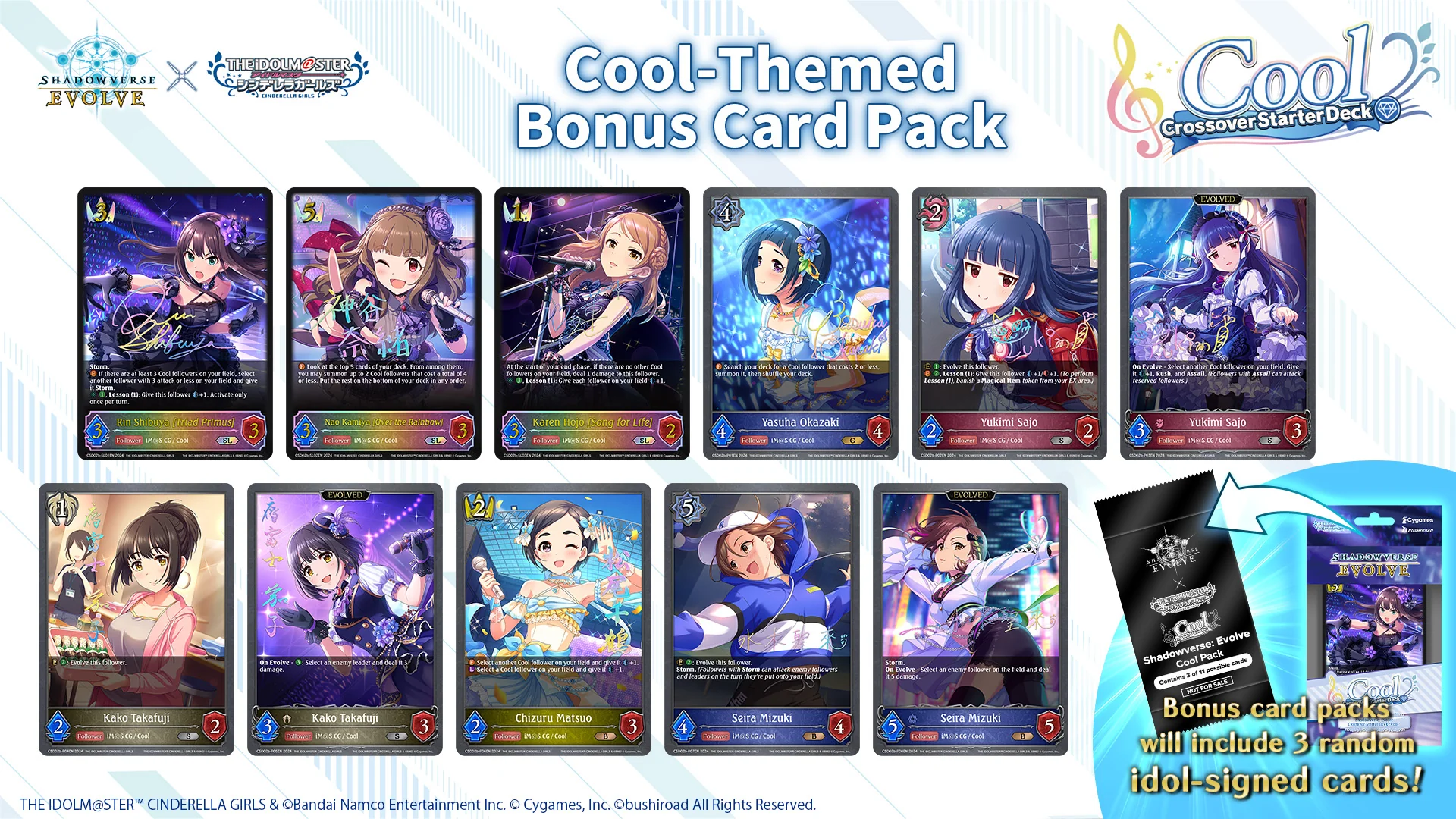 Shadowverse: Evolve Crossover - The idolm@ster Cinderella Girls - Starter Deck - Image 3
