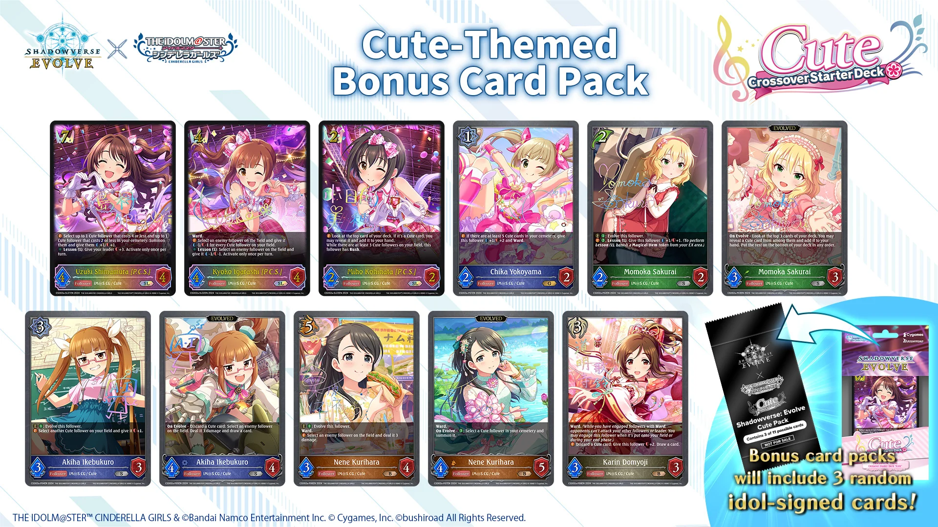Shadowverse: Evolve Crossover - The idolm@ster Cinderella Girls - Starter Deck - Image 5