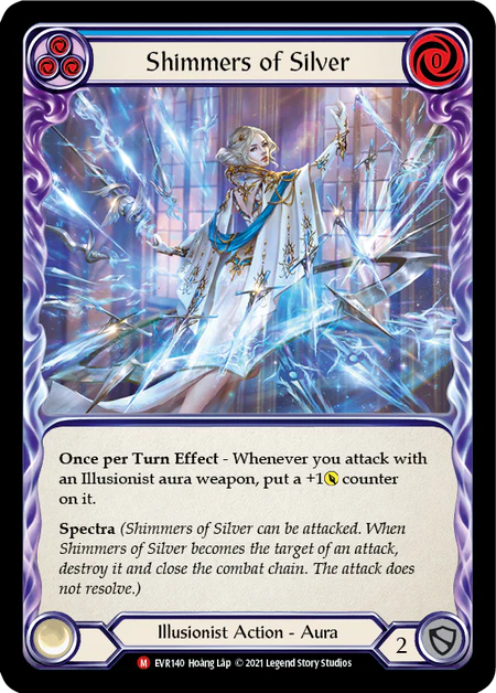 Shimmers of Silver (Blue)