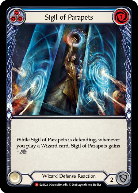 Sigil of Parapets (Blue)