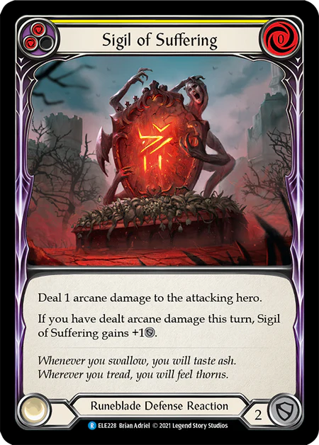 Sigil of Suffering (Yellow)