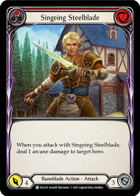Singeing Steelblade (Red)