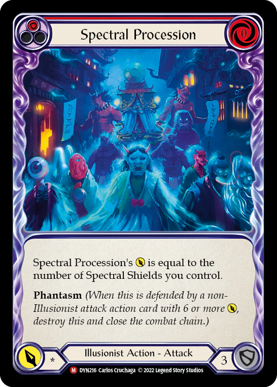 Spectral Procession (Red)