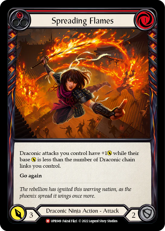 Spreading Flames (Red)