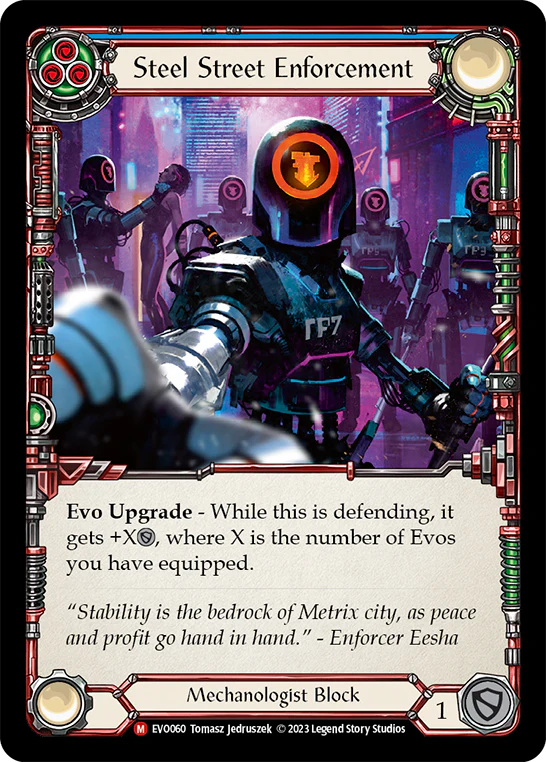 Steel Street Enforcement (Blue)