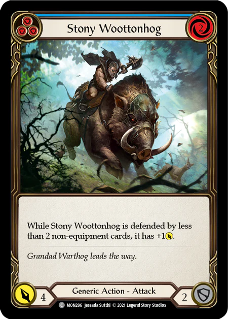 Stony Woottonhog (Blue)