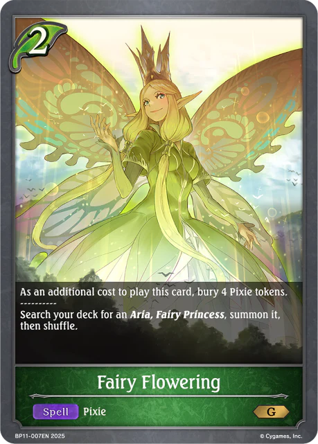 Fairy Flowering