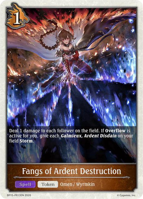 Fangs of Ardent Destruction -PR13