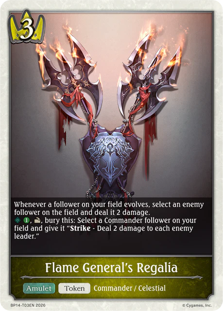 Flame General's Regalia
