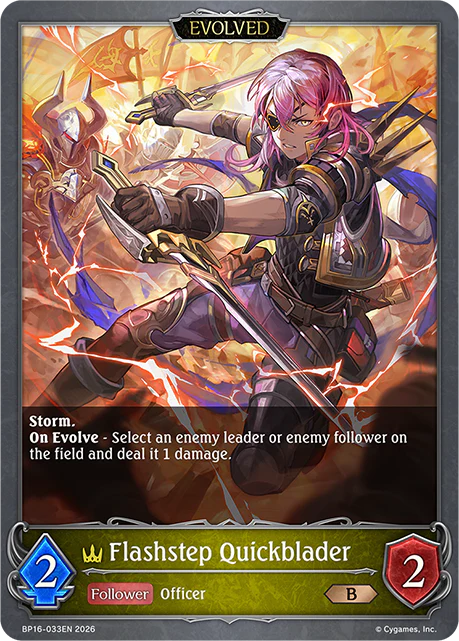 Flashstep Quickblader (Evolved)