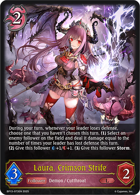 Laura, Crimson Strife