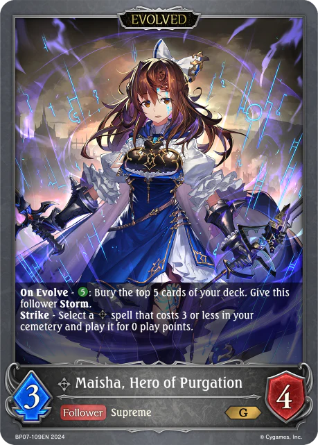 Maisha, Hero of Purgation (Evolved)