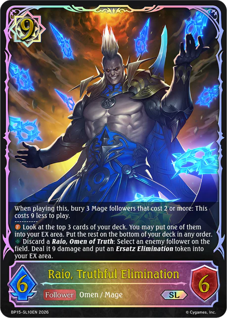Raio, Truthful Elimination - Image 2