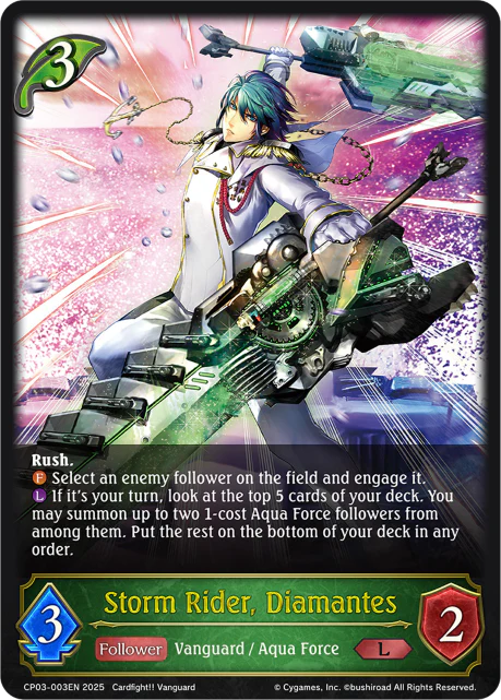 Storm Rider, Diamantes