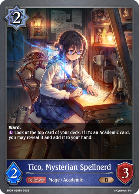 Tico, Mysterian Spellnerd