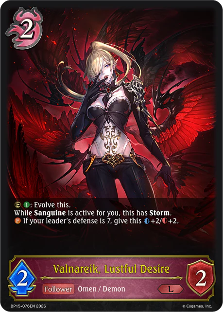 Valnareik, Lustful Desire