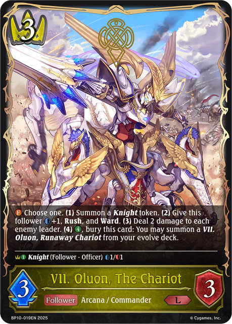 VII. Oluon, The Chariot