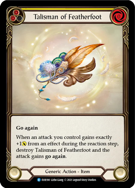 Talisman of Featherfoot (Yellow)