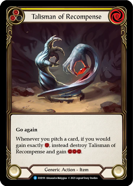 Talisman of Recompense (Yellow)