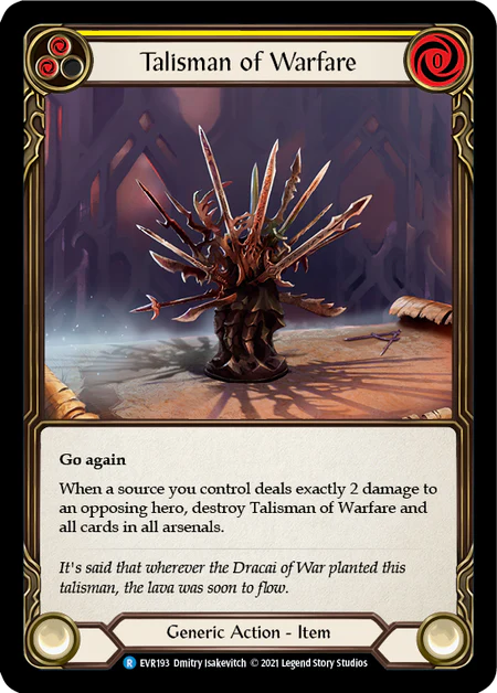 Talisman of Warfare (Yellow)