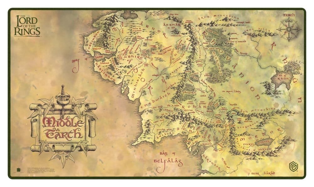 Ultimate Guard Play-Mat The Lord of the Rings⢠"Places of Middle-earth"