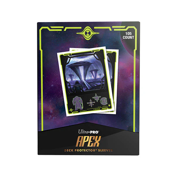 Ultra Pro - Magic: The Gathering - Edge of Eternities - 105ct Apex Deck Protector Sleeves - Black Mythic