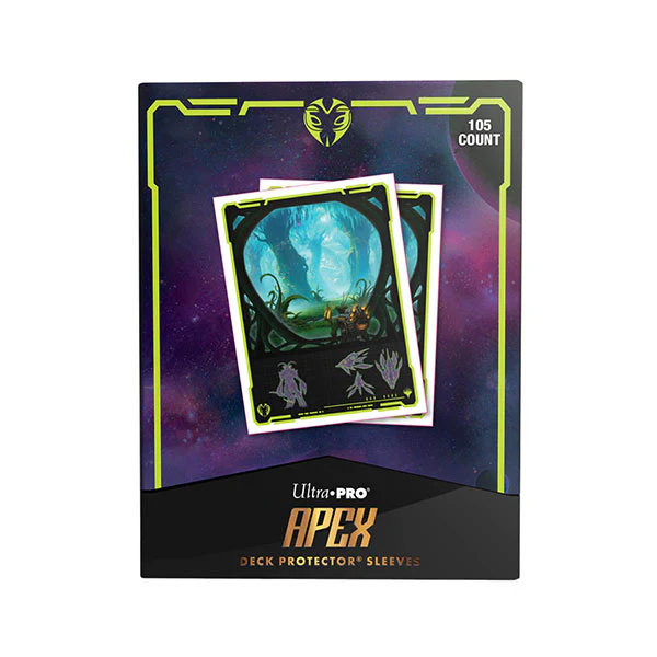 Ultra Pro - Magic: The Gathering - Edge of Eternities - 105ct Apex Deck Protector Sleeves - Green Mythic