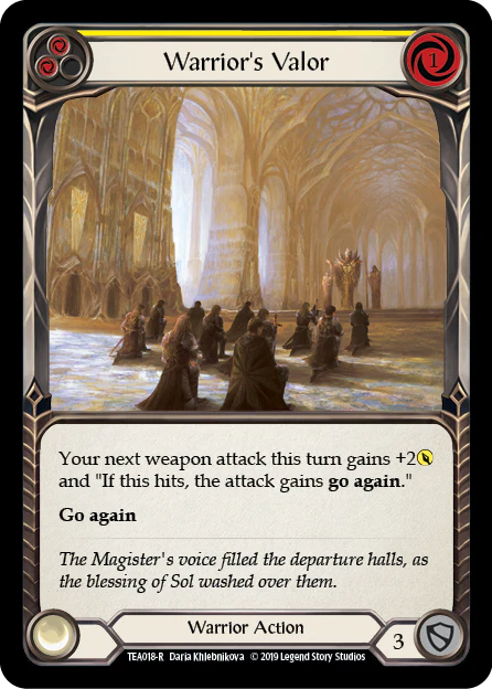 Warrior's Valor (Yellow)