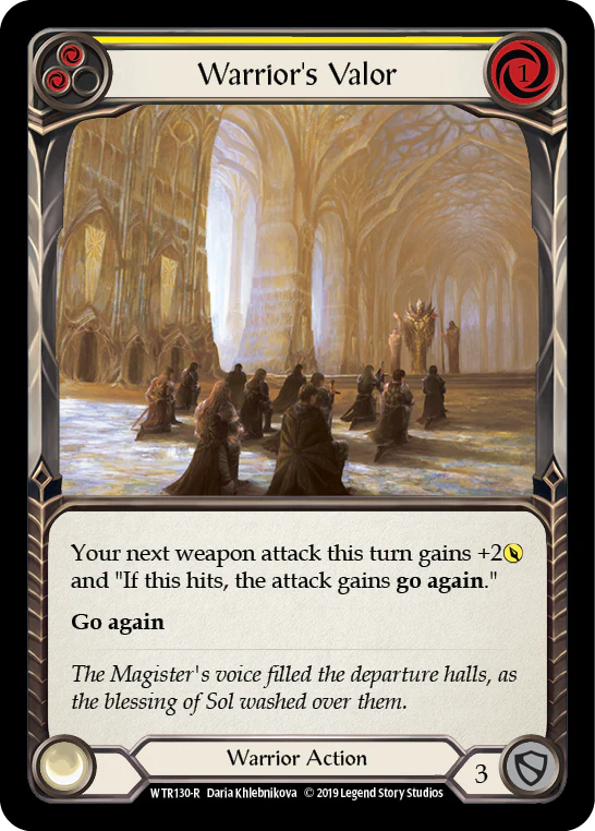Warrior's Valor (Yellow) - Image 3