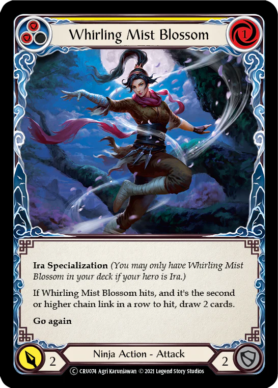 Whirling Mist Blossom (Yellow)